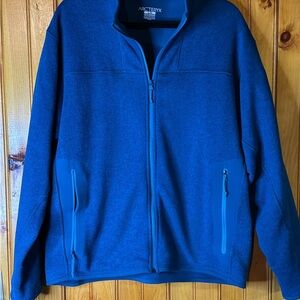 Arc'teryx Men's Blue Polartec Full Zip Fleece Jacket L/G